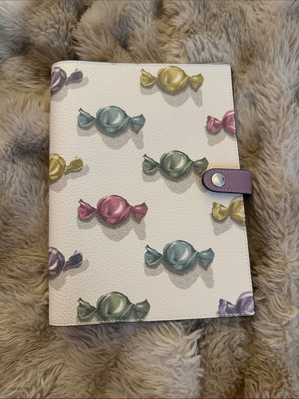 Coach Candy Print notebook - Purple Snap
